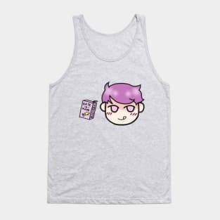 chibi kawaii tsundere boy Tank Top